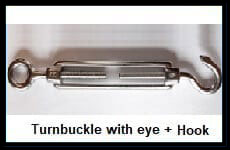 Turn Buckle Eye + Hook